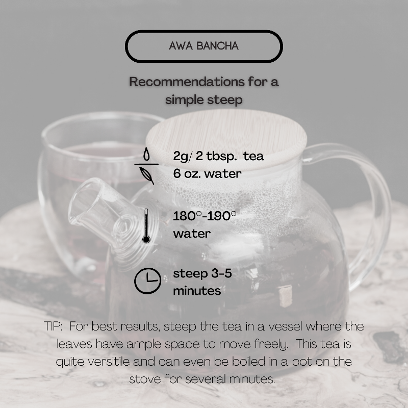 Awa Bancha Sour Tea - Blue Willow Tea